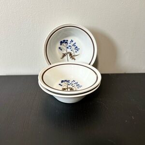 Noritake Primastone Vintage Genuine Stoneware Japan Set of 3 Bowls